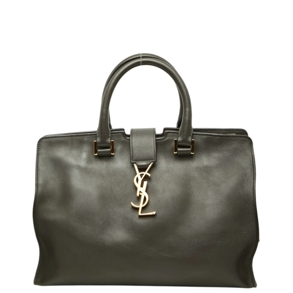 Saint Laurent Cassandra Baby Cabas Small YSL Logo Handbag Shoulder Bag 2WAY 3...